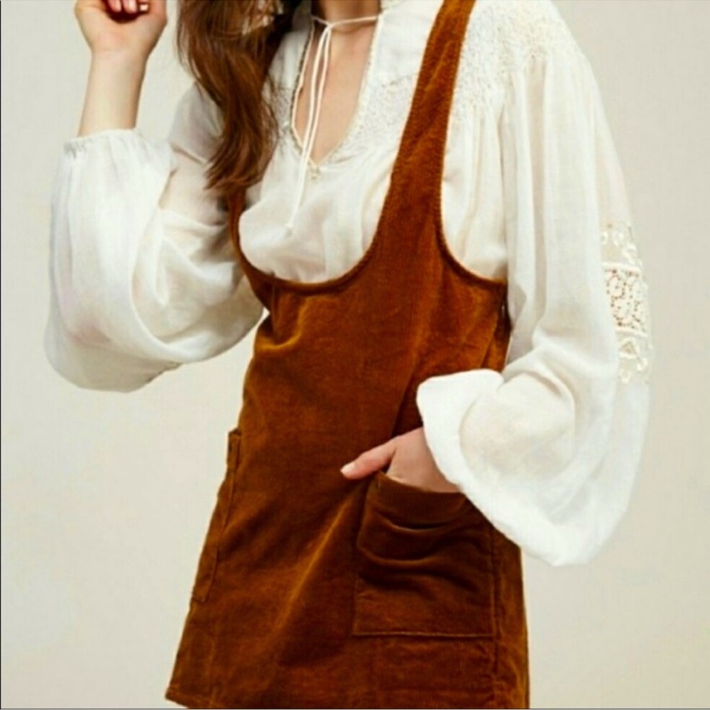 Free People Devoted to You Corduroy Dress 2 - Picture 2 of 13